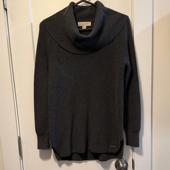 MICHAEL Michael Kors Sweaters - MICHAEL Michael Kors Women's Dark Gray Cowl Neck Sweater size S